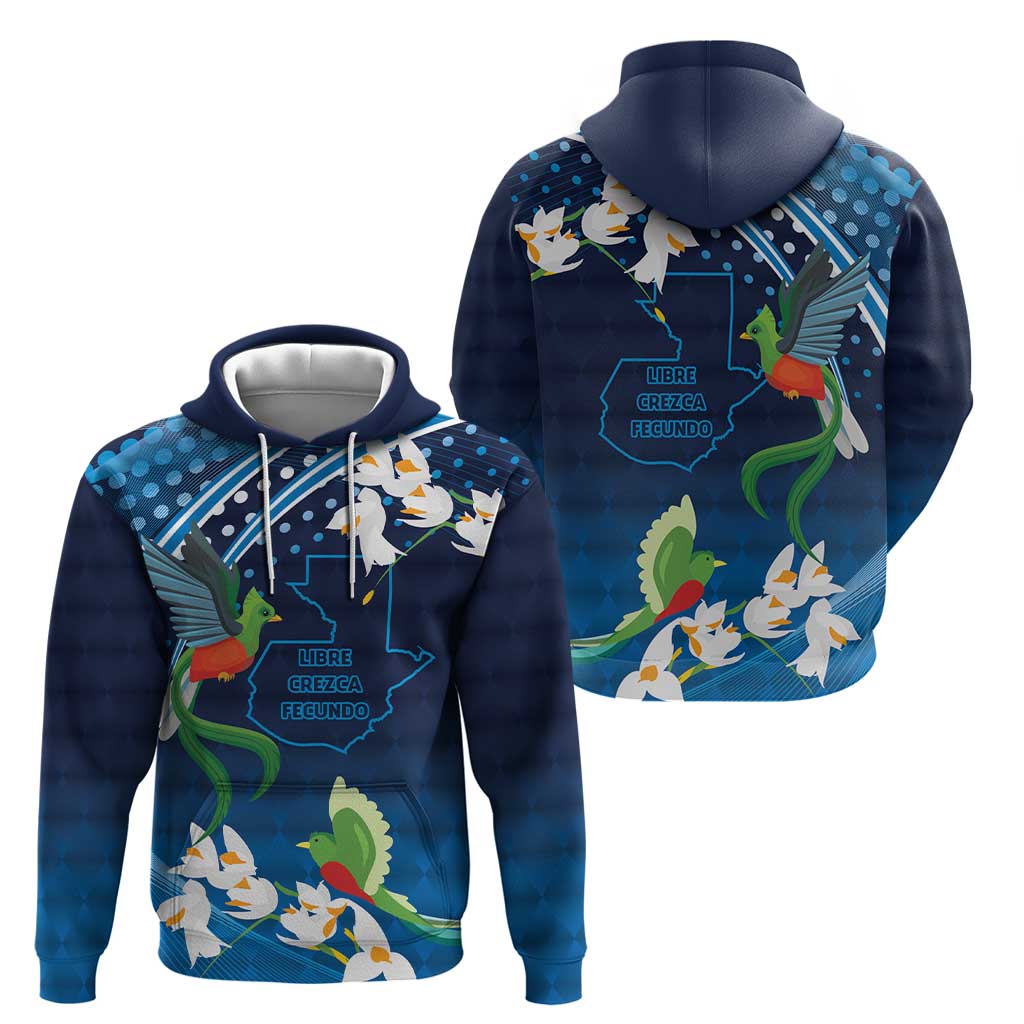 Guatemala Quetzal Bird Hoodie Libre Crezca Fecundo LT9