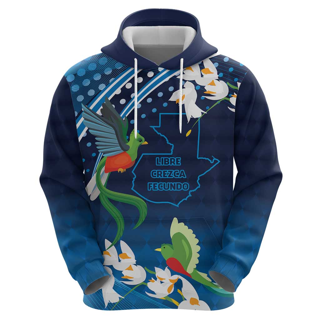 Guatemala Quetzal Bird Hoodie Libre Crezca Fecundo LT9