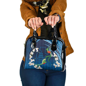Guatemala Quetzal Bird Shoulder Handbag Libre Crezca Fecundo LT9