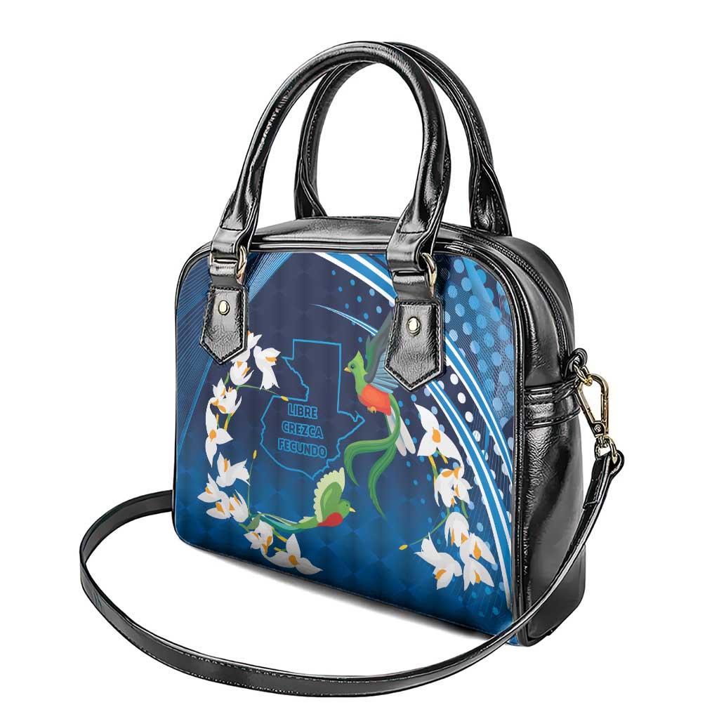 Guatemala Quetzal Bird Shoulder Handbag Libre Crezca Fecundo LT9