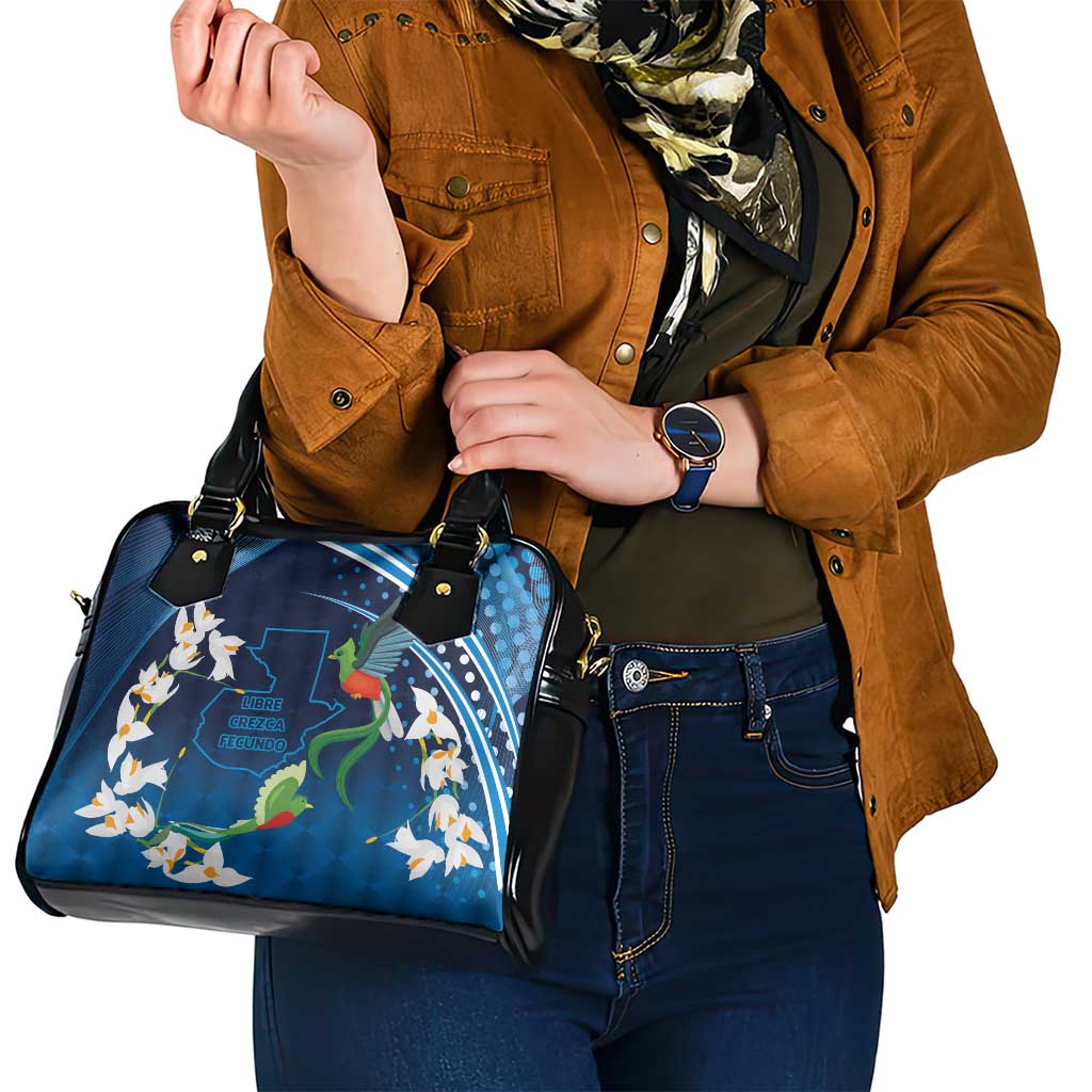 Guatemala Quetzal Bird Shoulder Handbag Libre Crezca Fecundo LT9