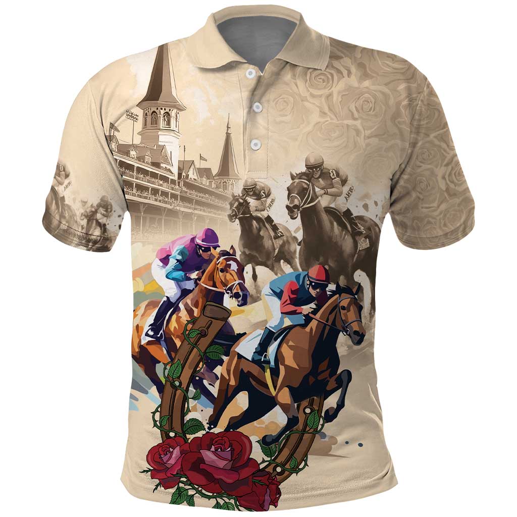 Personalized Kentucky Horse Race Polo Shirt Race for Rosse LT9