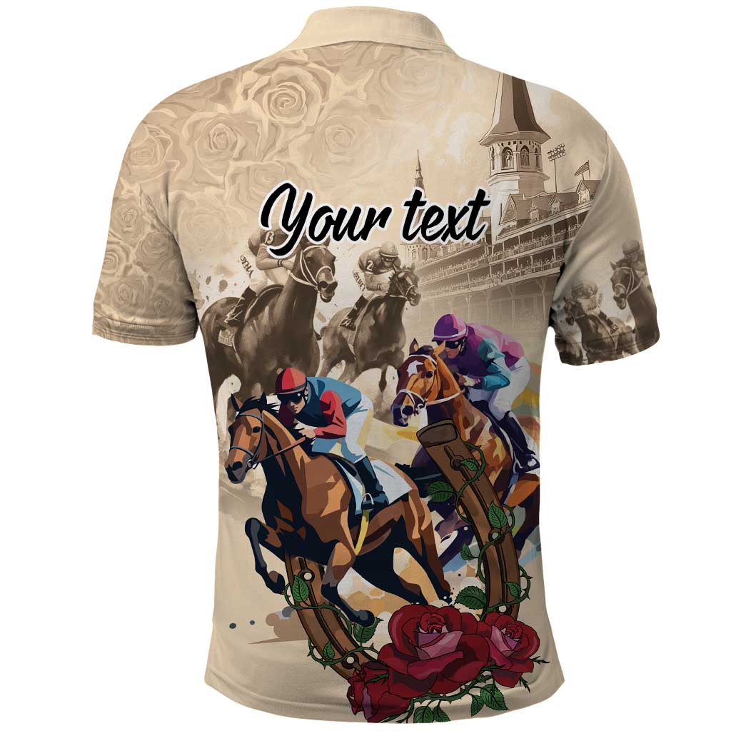 Personalized Kentucky Horse Race Polo Shirt Race for Rosse LT9