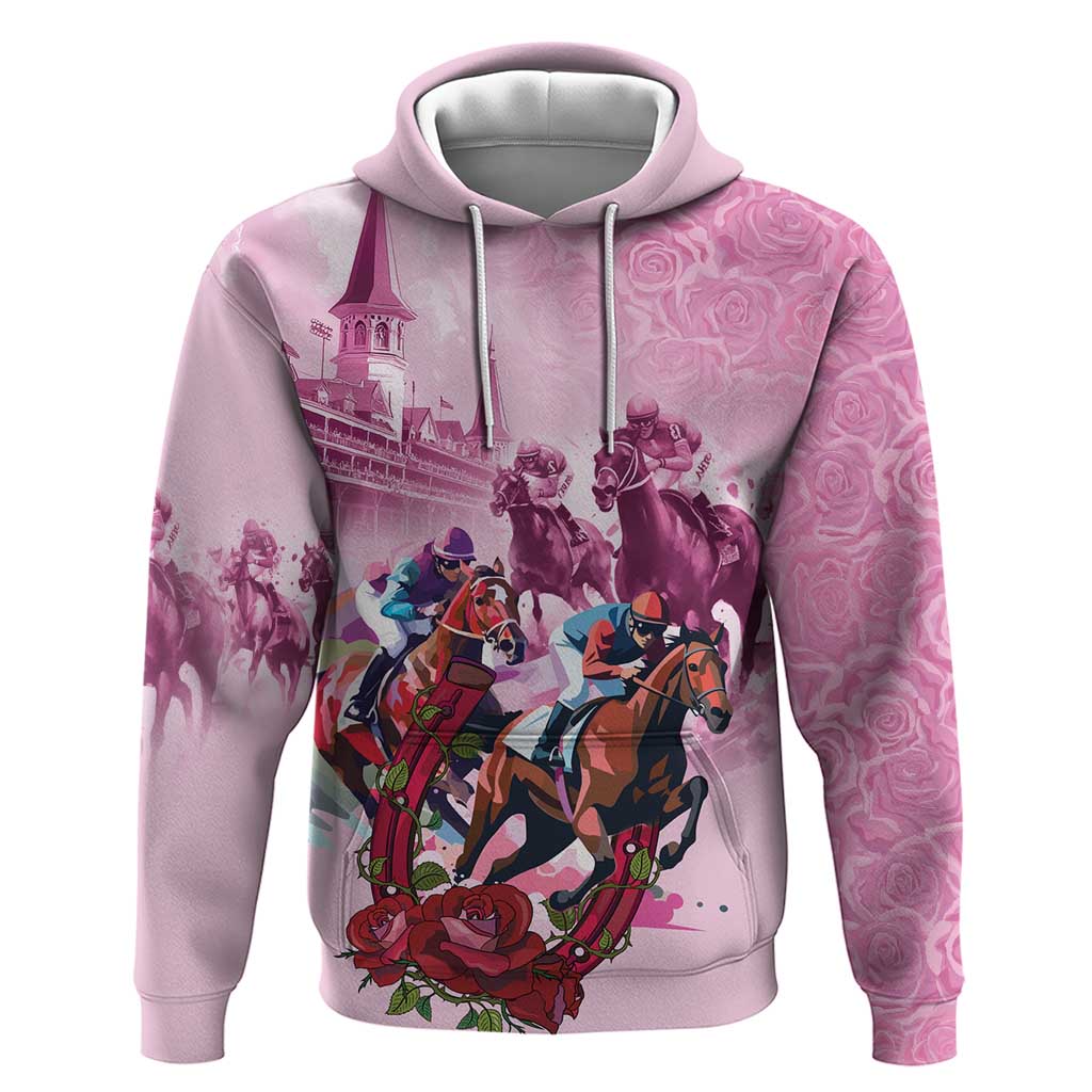 Personalized Kentucky Horse Race Hoodie Pink Out Party LT9