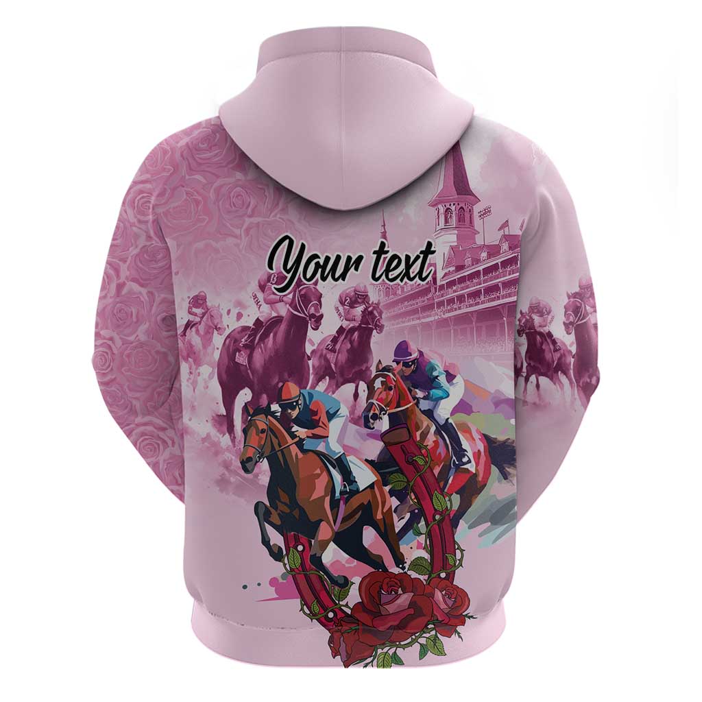 Personalized Kentucky Horse Race Hoodie Pink Out Party LT9
