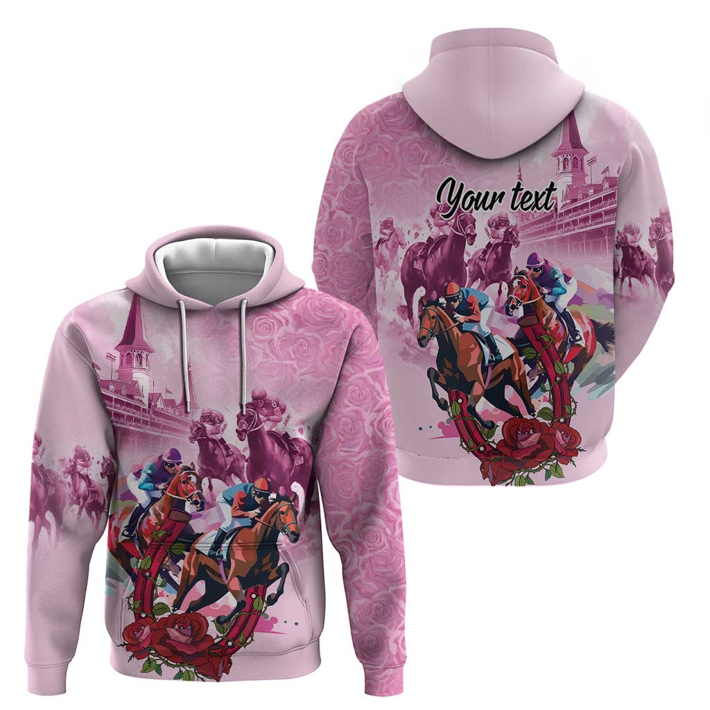 Personalized Kentucky Horse Race Hoodie Pink Out Party LT9