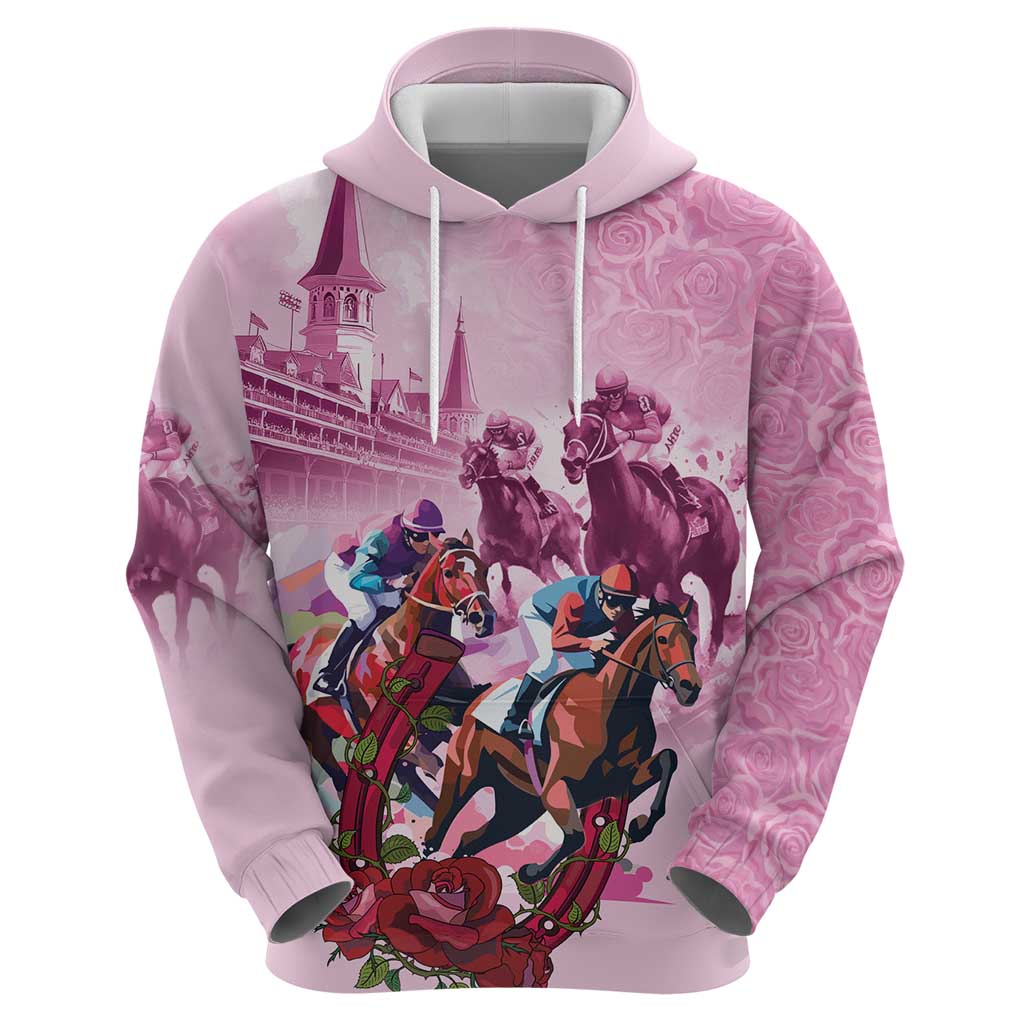 Personalized Kentucky Horse Race Hoodie Pink Out Party LT9