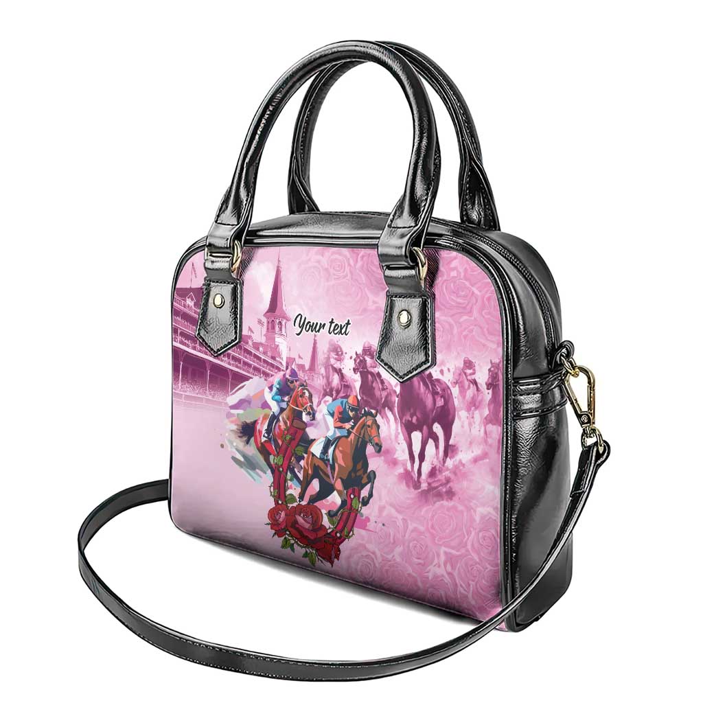 Personalized Kentucky Horse Race Shoulder Handbag Pink Out Party LT9