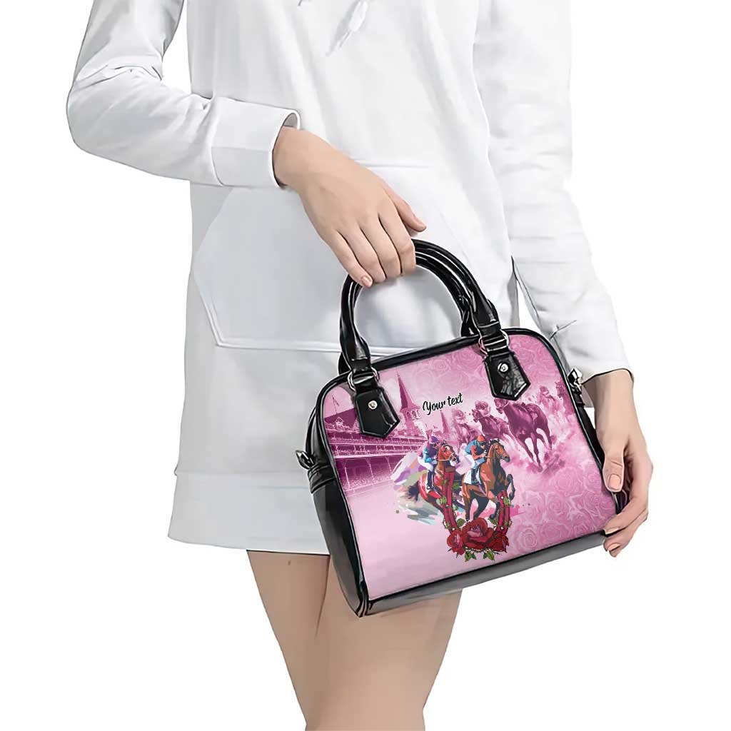 Personalized Kentucky Horse Race Shoulder Handbag Pink Out Party LT9