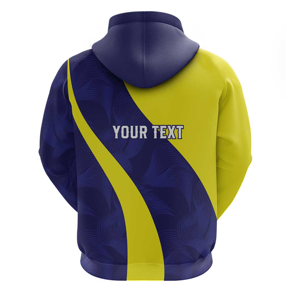 Felis dia di Bandera Curacao Personalized Hoodie Curacao Flag Style LT9