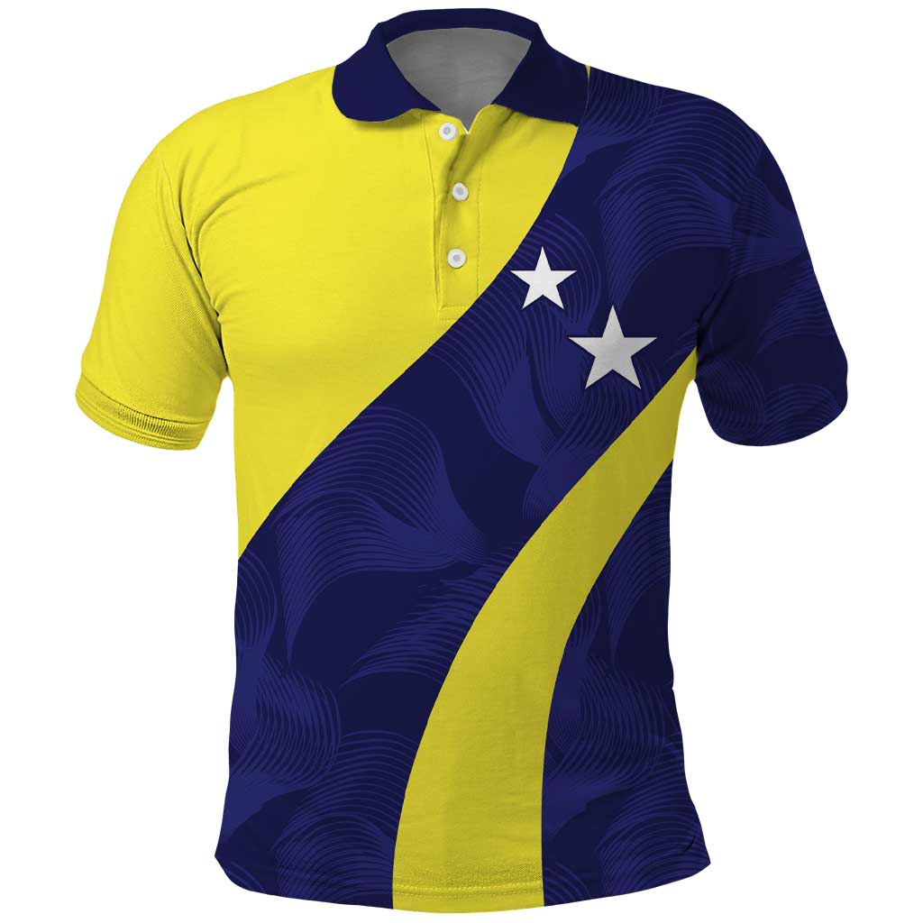 Felis dia di Bandera Curacao Personalized Polo Shirt Curacao Flag Style LT9
