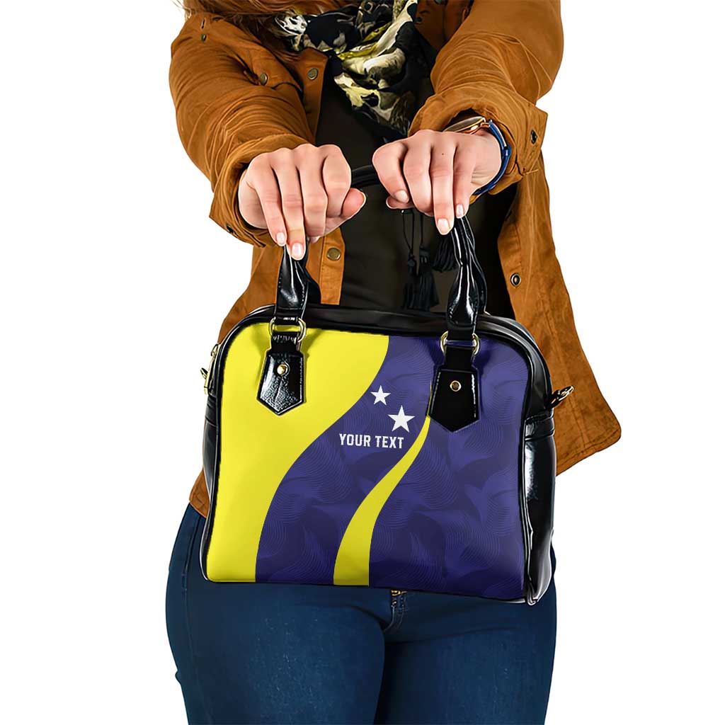 Felis dia di Bandera Curacao Personalized Shoulder Handbag Curacao Flag Style LT9