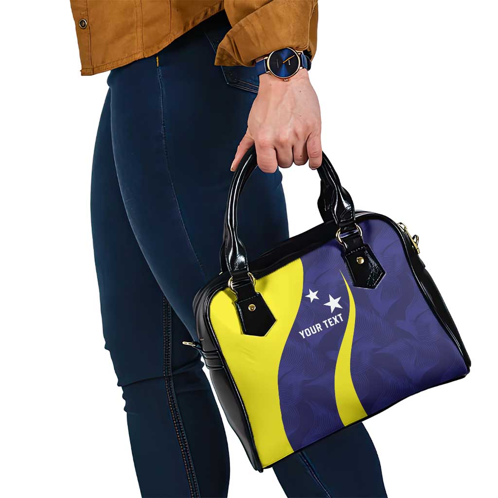 Felis dia di Bandera Curacao Personalized Shoulder Handbag Curacao Flag Style LT9