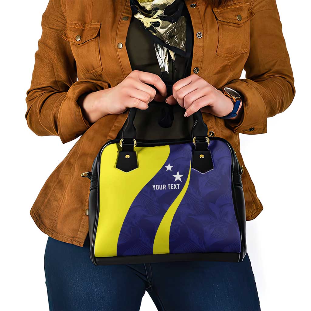 Felis dia di Bandera Curacao Personalized Shoulder Handbag Curacao Flag Style LT9