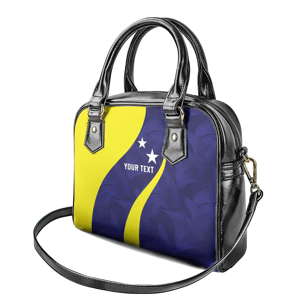 Felis dia di Bandera Curacao Personalized Shoulder Handbag Curacao Flag Style LT9