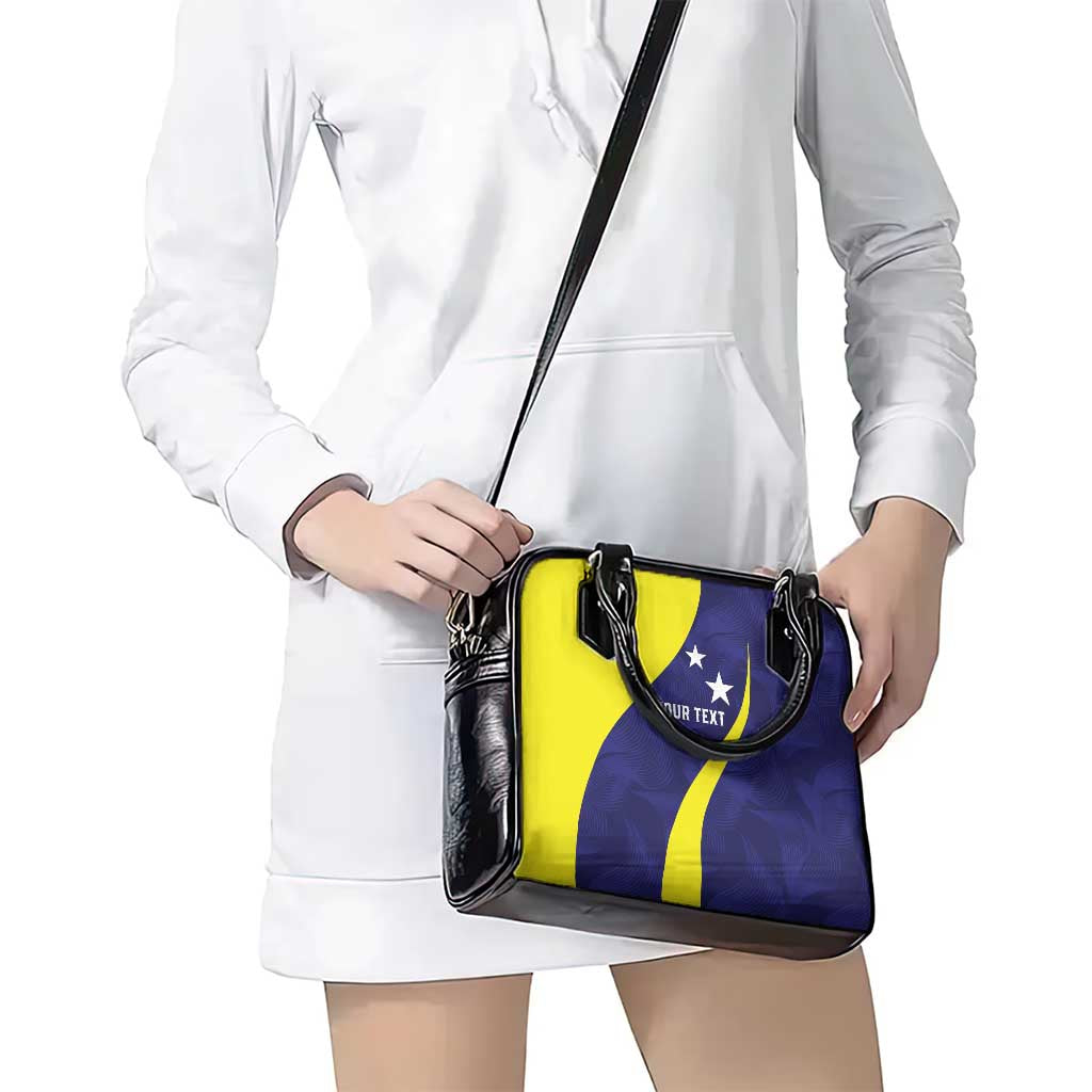 Felis dia di Bandera Curacao Personalized Shoulder Handbag Curacao Flag Style LT9