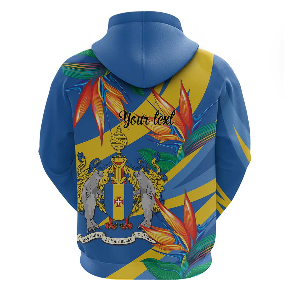 Bird of Paradise Flower Madeira Personalized Hoodie LT9