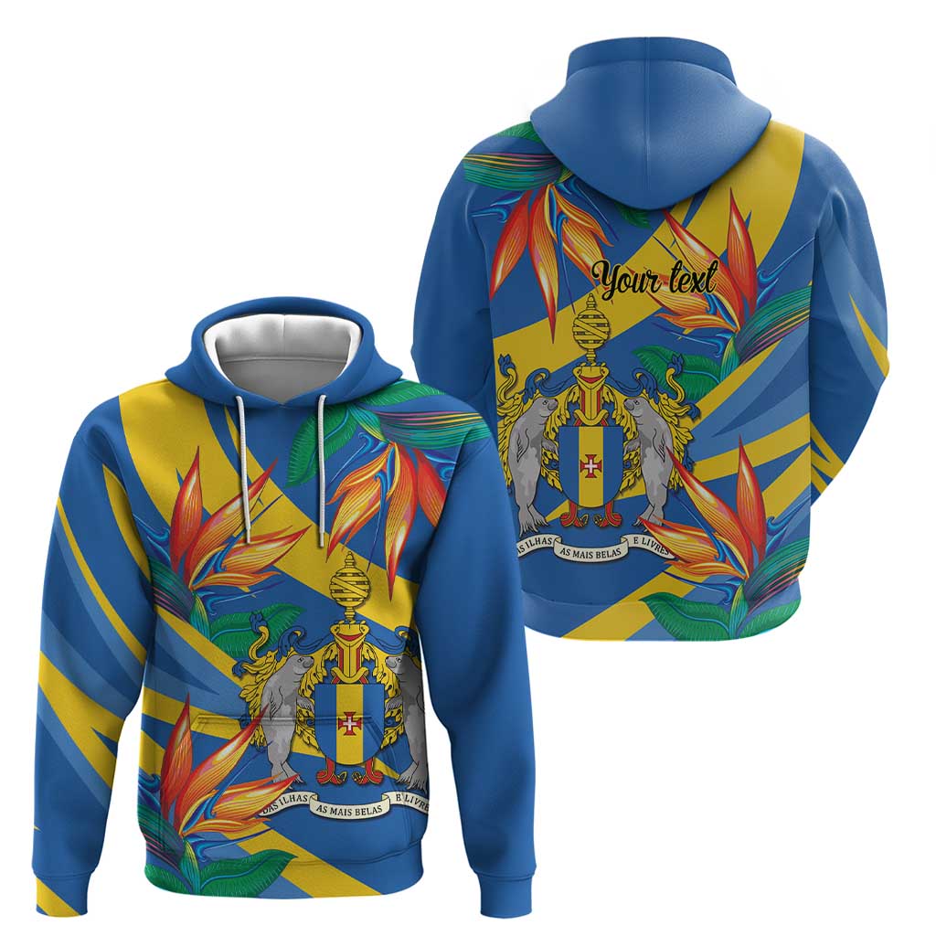 Bird of Paradise Flower Madeira Personalized Hoodie LT9