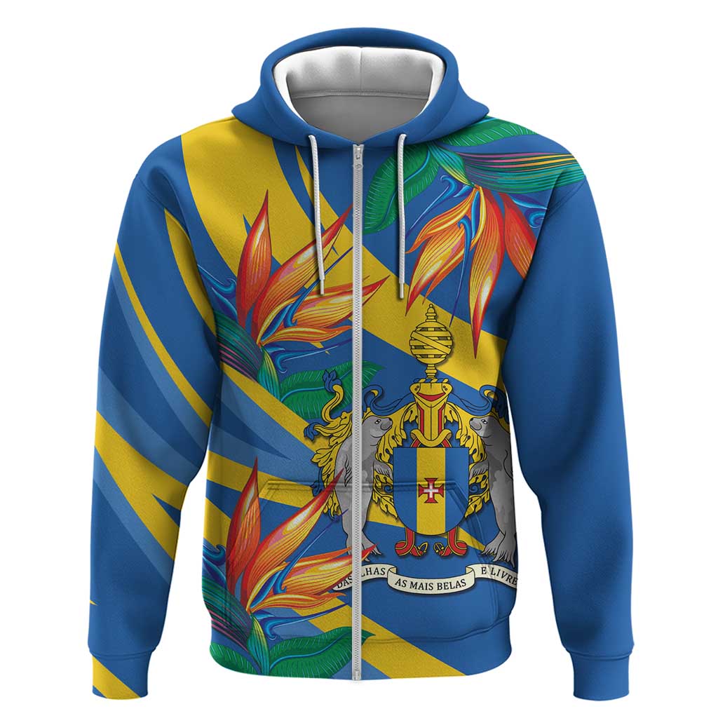 Bird of Paradise Flower Madeira Personalized Hoodie LT9