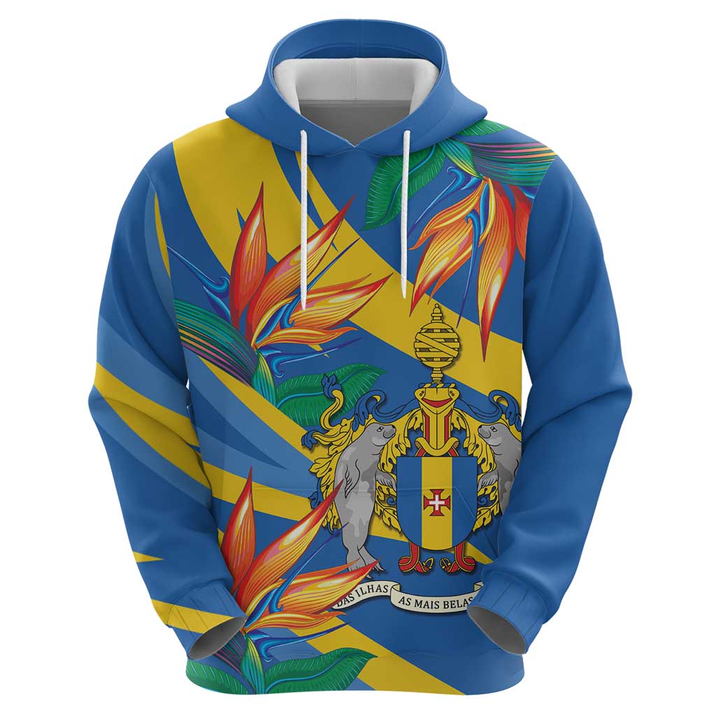 Bird of Paradise Flower Madeira Personalized Hoodie LT9