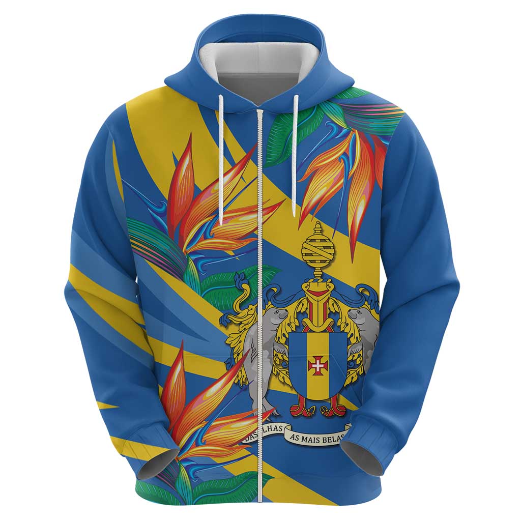 Bird of Paradise Flower Madeira Personalized Hoodie LT9