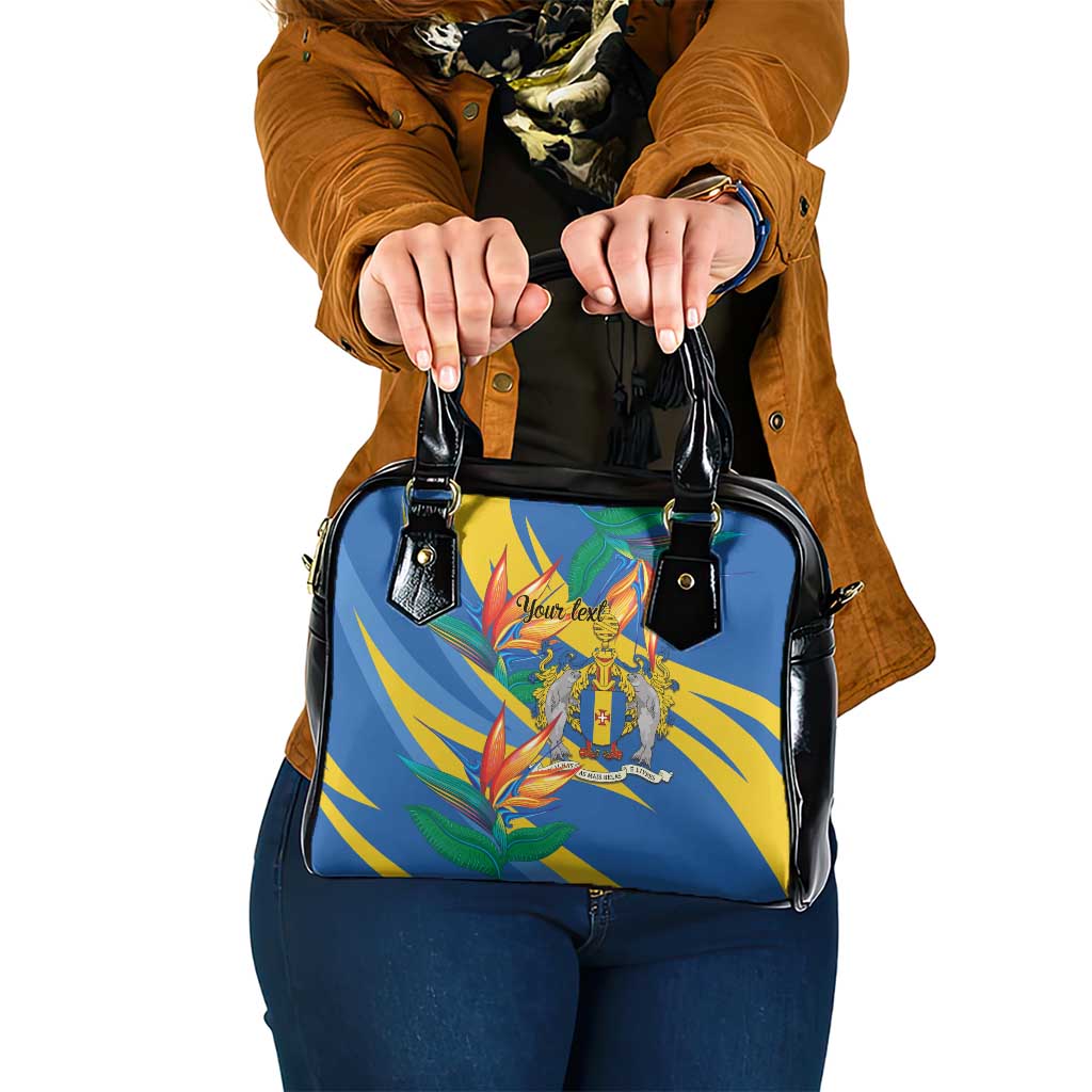 Bird of Paradise Flower Madeira Personalized Shoulder Handbag LT9