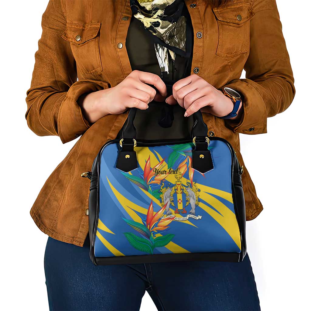 Bird of Paradise Flower Madeira Personalized Shoulder Handbag LT9