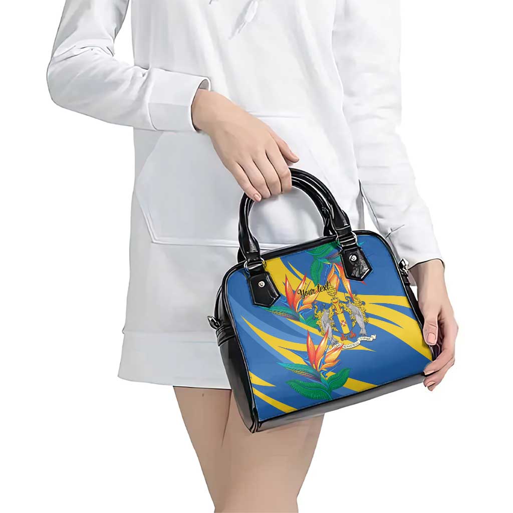 Bird of Paradise Flower Madeira Personalized Shoulder Handbag LT9