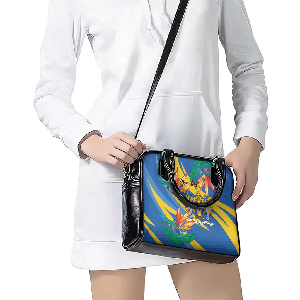 Bird of Paradise Flower Madeira Personalized Shoulder Handbag LT9