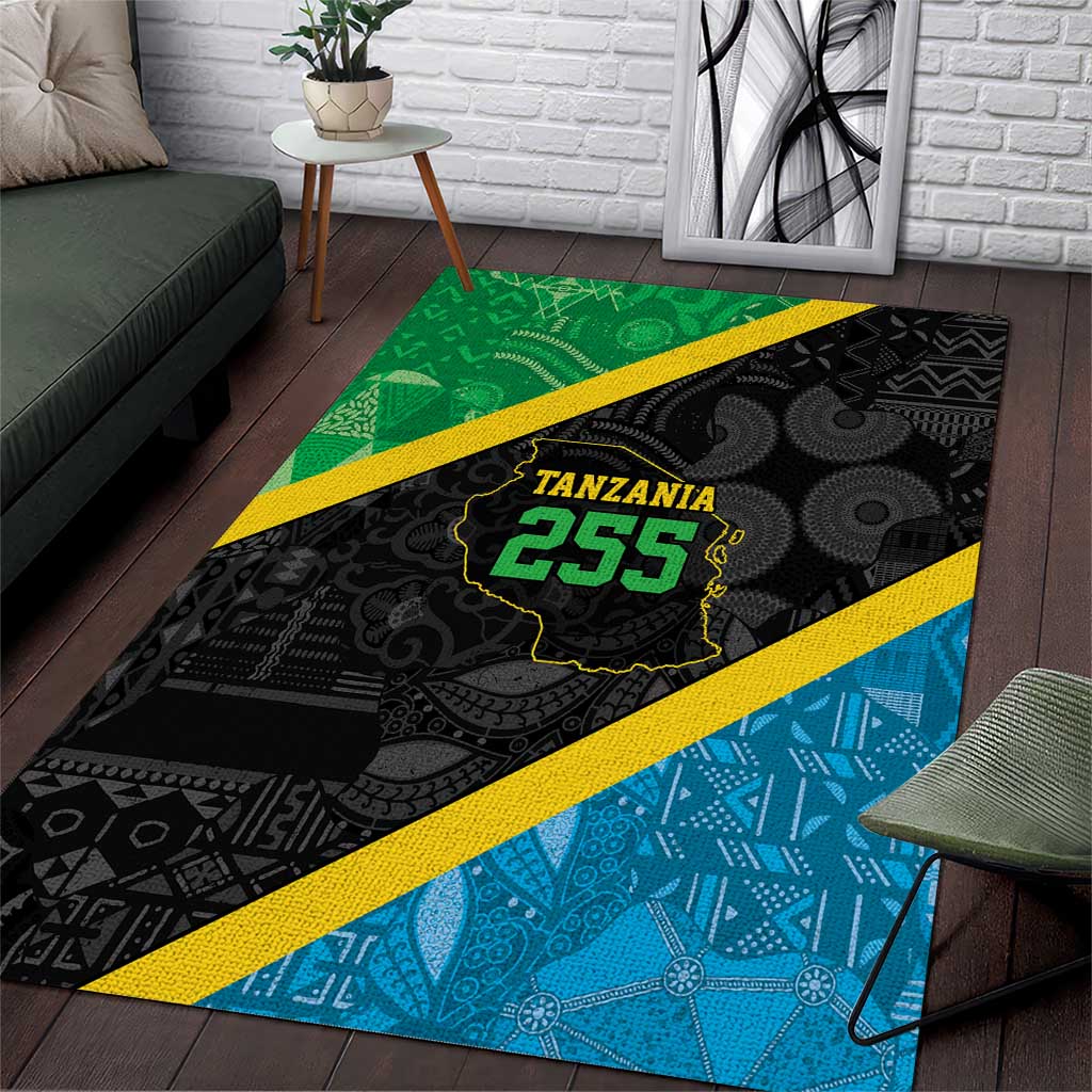 Tanzania 255 Area Rug African Mix Pattern Flag Motif LT9