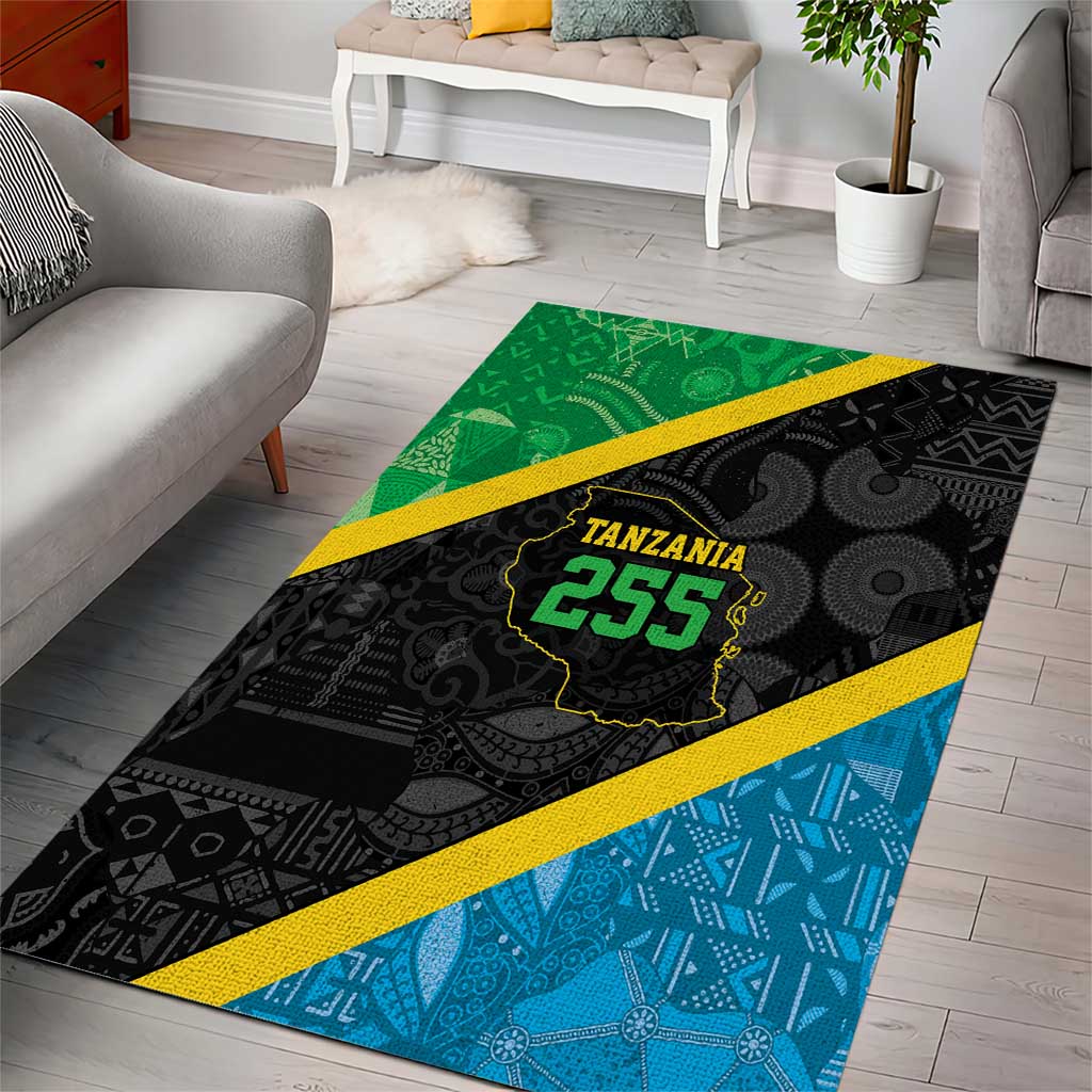 Tanzania 255 Area Rug African Mix Pattern Flag Motif LT9