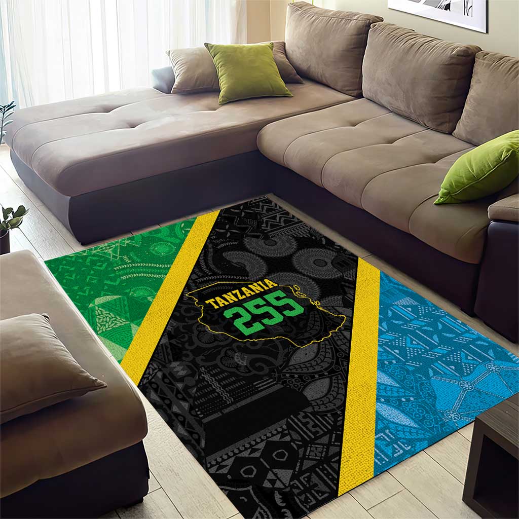 Tanzania 255 Area Rug African Mix Pattern Flag Motif LT9