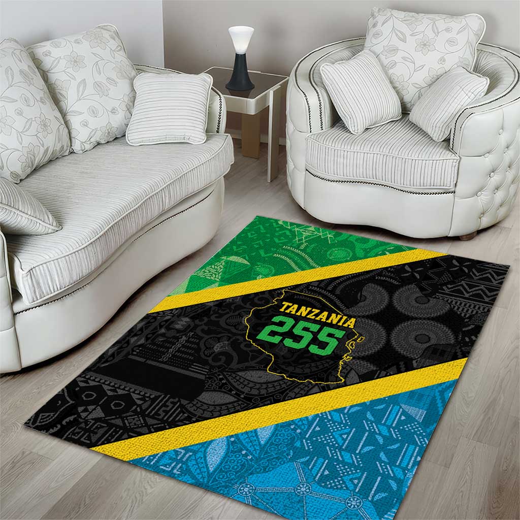 Tanzania 255 Area Rug African Mix Pattern Flag Motif LT9