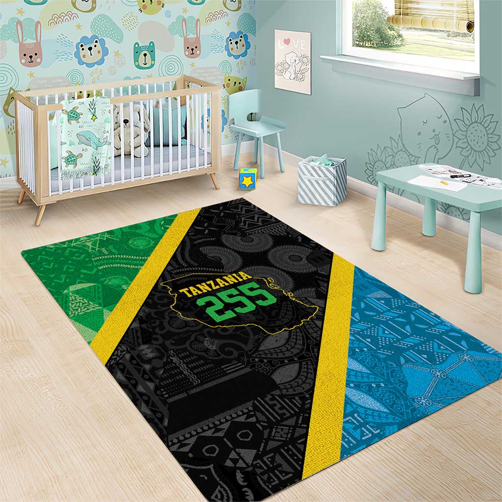 Tanzania 255 Area Rug African Mix Pattern Flag Motif LT9