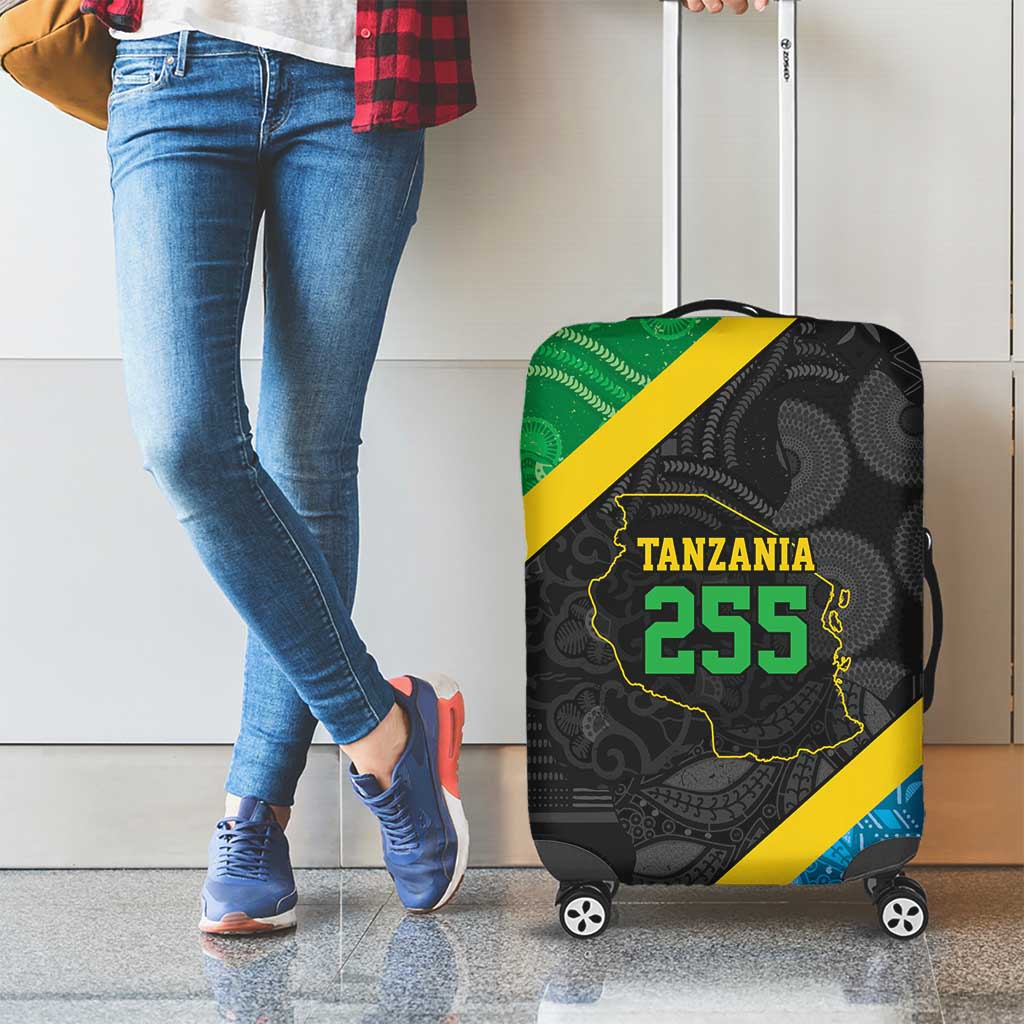Tanzania 255 Luggage Cover African Mix Pattern Flag Motif LT9