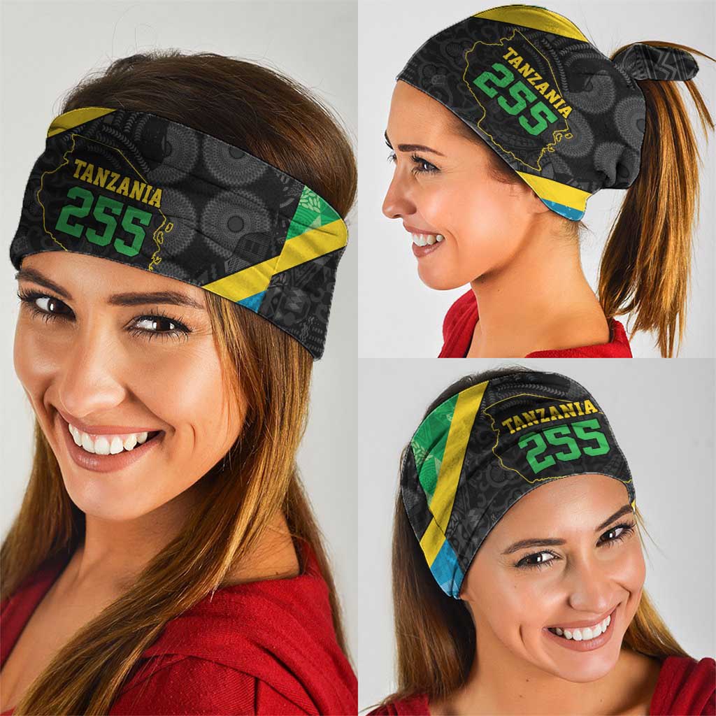 Tanzania 255 Neck Gaiter African Mix Pattern Flag Motif LT9