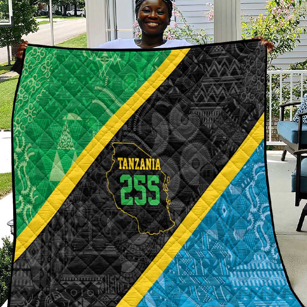 Tanzania 255 Quilt African Mix Pattern Flag Motif LT9