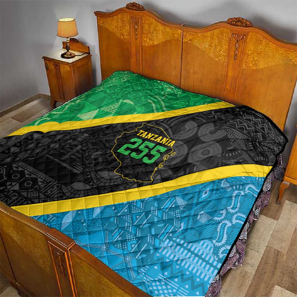 Tanzania 255 Quilt African Mix Pattern Flag Motif LT9