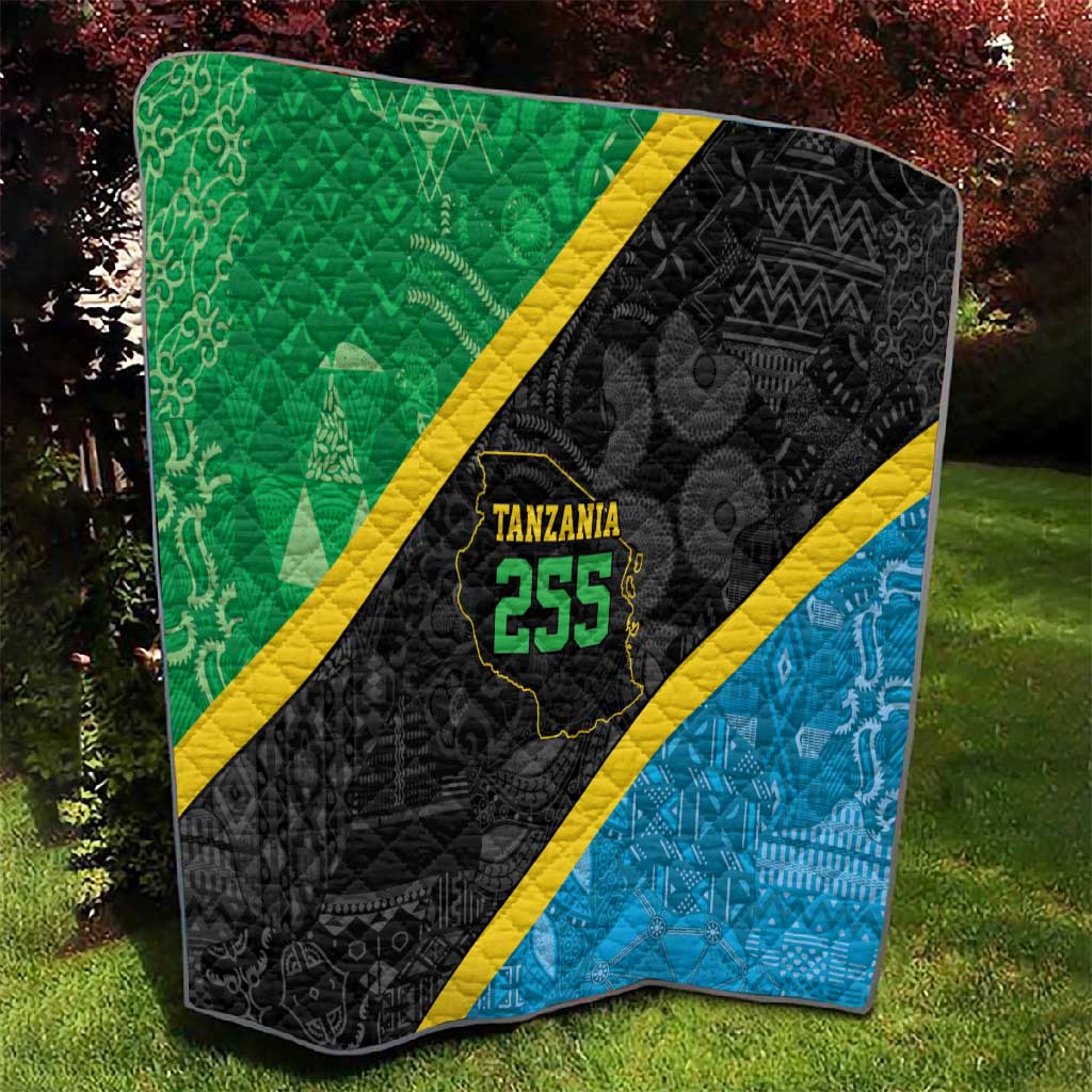 Tanzania 255 Quilt African Mix Pattern Flag Motif LT9