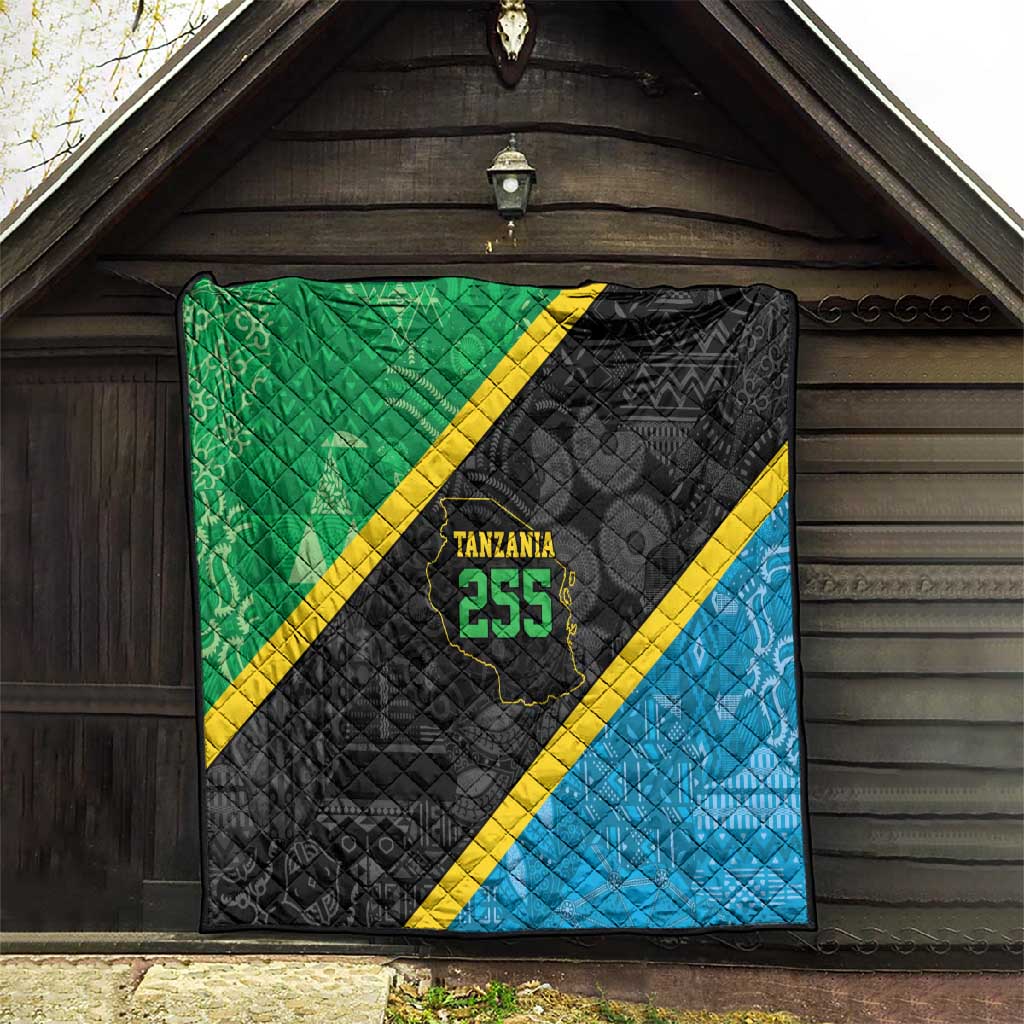 Tanzania 255 Quilt African Mix Pattern Flag Motif LT9