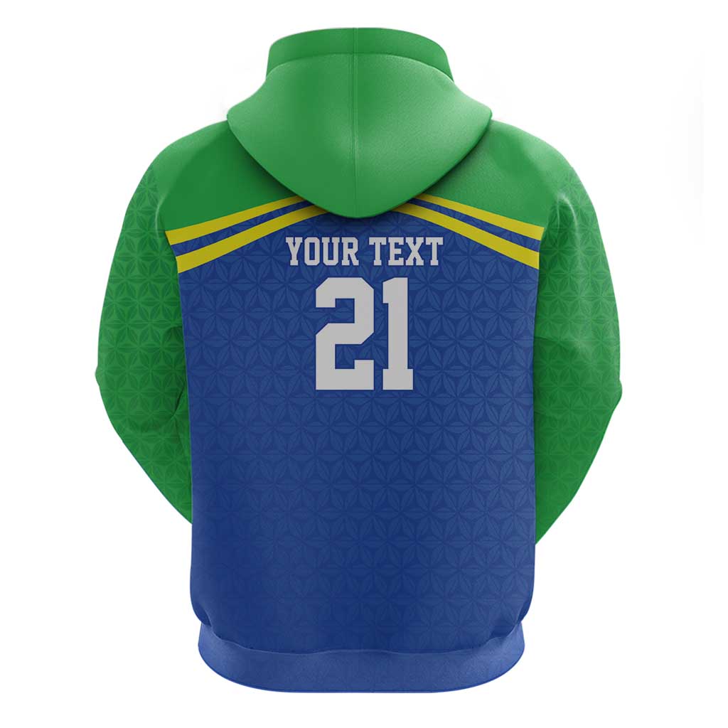 Tanzania Cricket Custom Hoodie The Cows Tanzania Pattern LT9