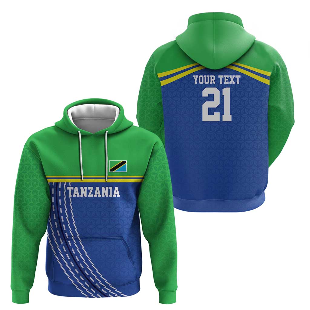 Tanzania Cricket Custom Hoodie The Cows Tanzania Pattern LT9
