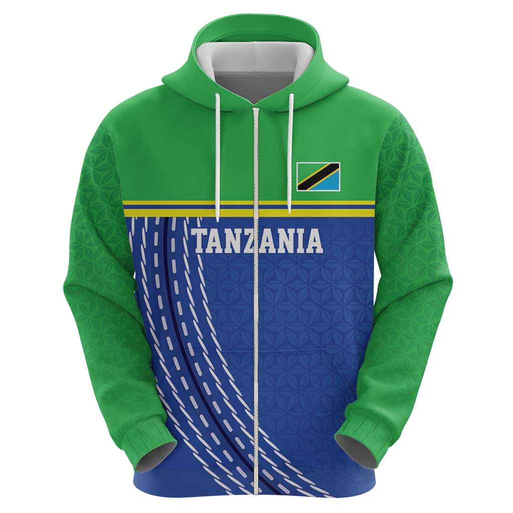 Tanzania Cricket Custom Hoodie The Cows Tanzania Pattern LT9