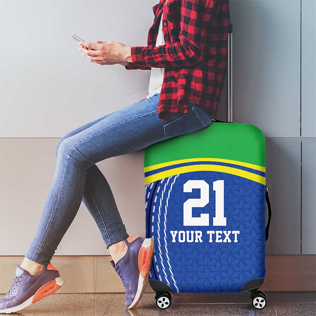 Tanzania Cricket Custom Luggage Cover The Cows Tanzania Pattern LT9