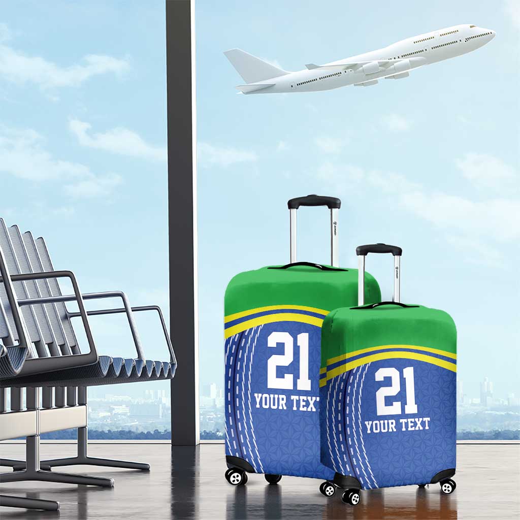 Tanzania Cricket Custom Luggage Cover The Cows Tanzania Pattern LT9