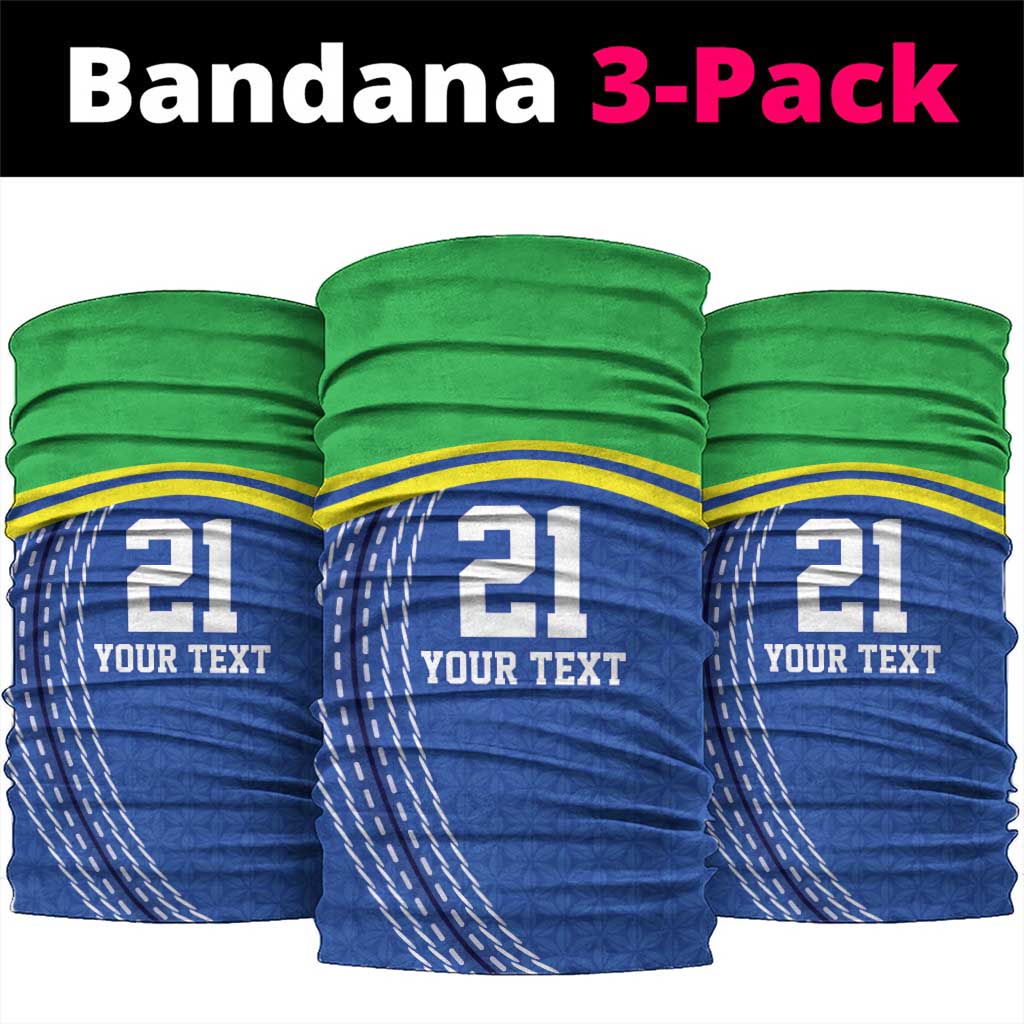 Tanzania Cricket Custom Neck Gaiter The Cows Tanzania Pattern LT9