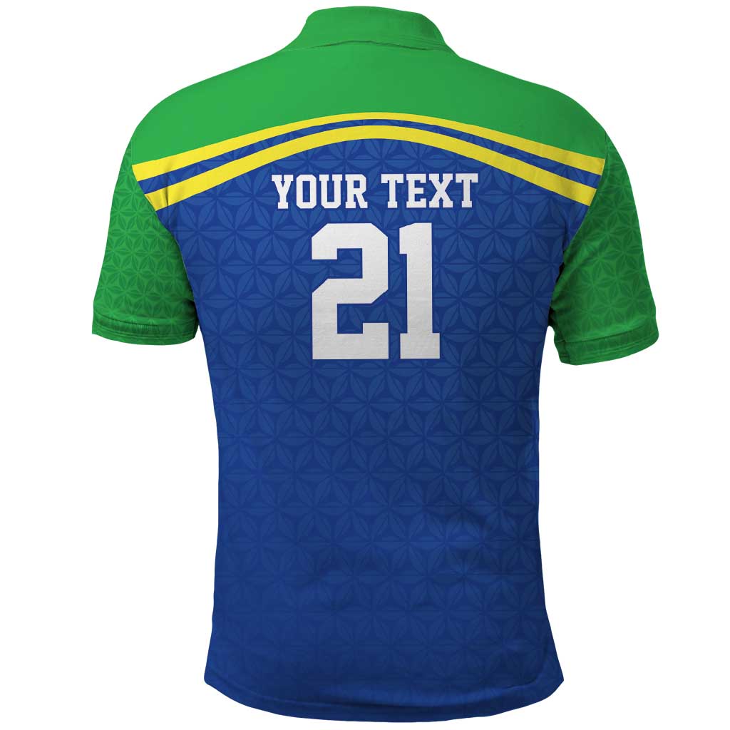 Tanzania Cricket Custom Polo Shirt The Cows Tanzania Pattern LT9