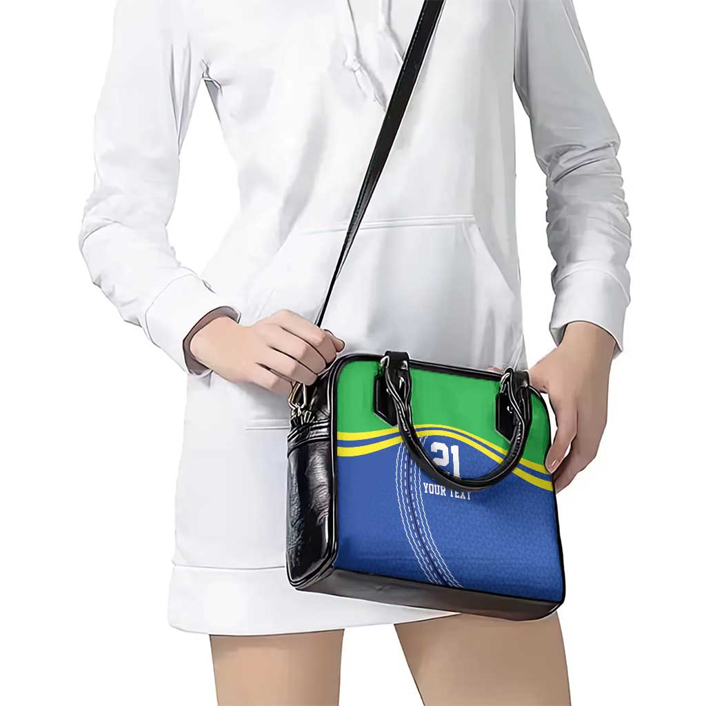 Tanzania Cricket Custom Shoulder Handbag The Cows Tanzania Pattern LT9