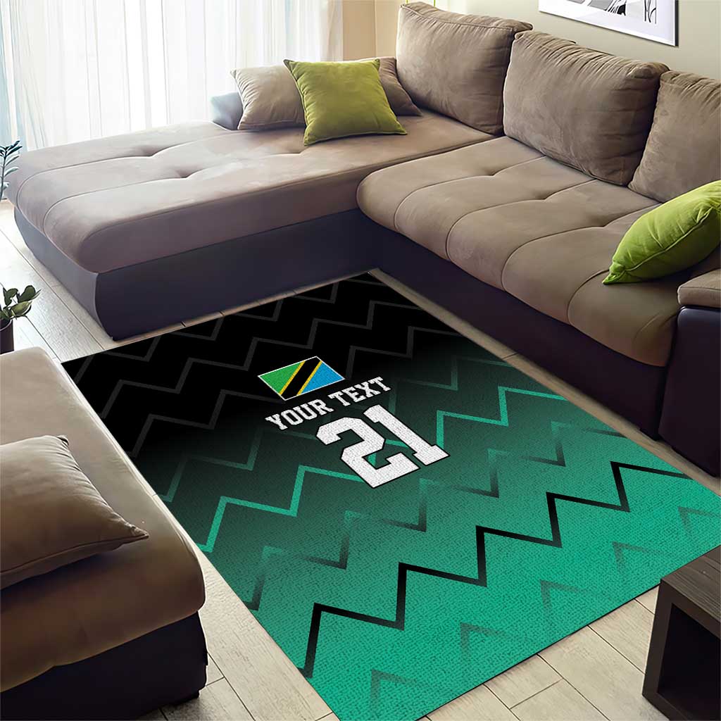 Custom Football African Tanzania Area Rug Retro 2023-24 Tanzania History LT9
