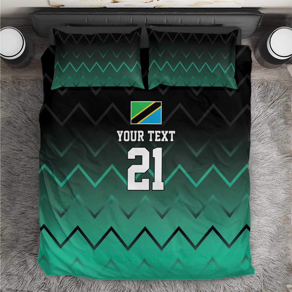 Custom Football African Tanzania Bedding Set Retro 2023-24 Tanzania History LT9